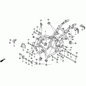 Схема узла: Рама для Honda VF750 Magna Deluxe