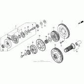 Схема вузла: Primary drive gear для Honda GL1500 Gold Wing Special Edition