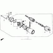 Схема узла: Стартер электрический для Honda CBR900RR CBR900RR Fireblade