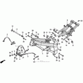 Схема вузла: Frame 94-97 для Honda VFR750F Interceptor