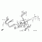 Схема узла: Выхлопная система для Honda ST1100 Pan-European