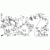 Схема узла: Радиатор для Honda CBR600 CBR600RR