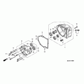 Схема узла: Rear case для Honda ST1100 Pan-European