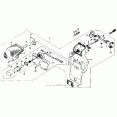 Схема вузла: Задній ліхтар (Стоп-сигнал) для Honda NX250