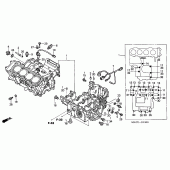 Схема узла: Картер двигателя для Honda CBR1100XX Blackbird