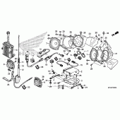 Схема вузла: Audio unit для Honda GL1800 Gold Wing