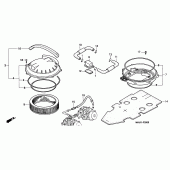 Схема узла: Воздушный фильтр для Honda ST1100 Pan-European