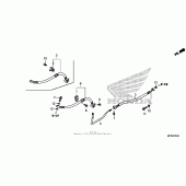 Схема вузла: Brake line (1) для Honda VT1300 Stateline