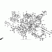 Схема узла: Рама для Honda PC800 Pacific Coast