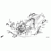 Схема вузла: Заднє крило для Honda GL1800 Gold Wing Valkyrie