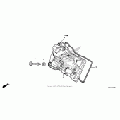 Схема вузла: Клапанна кришка для Honda CTX700