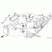 Схема вузла: Акумулятор (CBR600RR3 / 4) для Honda CBR600 CBR600RR