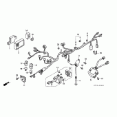 Схема вузла: Wire harness / ignition coil для Honda NX650 Dominator