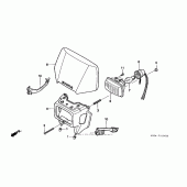 Схема вузла: Фара для Honda XR250