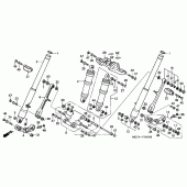 Схема вузла: Вилка передньої осі для Honda NRX1800 Valkyrie Rune