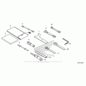Схема вузла: Інструмент для Honda CBR500