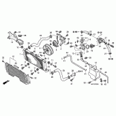 Схема узла: Радиатор (CB1300/CB1300S) для Honda CB1300 Super Four