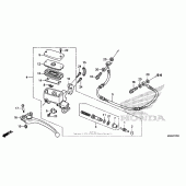 Схема узла: Цилиндр сцепления для Honda GL1800 Gold Wing F6B Bagger