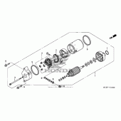 Схема узла: Стартер электрический для Honda ST1300 Pan-European Police