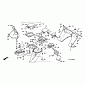 Схема вузла: Inner box для Honda FSC600 Silver Wing