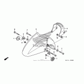 Схема узла: Перед. крыло (fsc600a 06- 09, fsc600d 07- 09) для Honda FSC600 Silver Wing