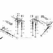Схема вузла: Шток для Honda VT600 Shadow VLX Deluxe