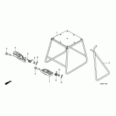 Схема вузла: Stand / step для Honda CRF150 CRF150RB