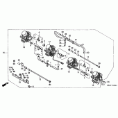 Схема узла: Карбюратор (ASSY.) для Honda CB600F Hornet S