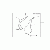 Схема вузла: Knuckle visor для Honda NT650 Deauville