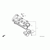Схема вузла: Клапанна кришка для Honda CBR600 CBR600F
