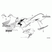 Схема вузла: Mark (3) для Honda CB1000 CB1000R