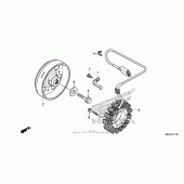 Схема вузла: Генератор для Honda CB1100