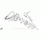 Схема вузла: Привід стартера для Honda CMX250 Rebel