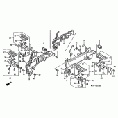 Схема вузла: Підніжки для Honda ST1100 Pan-European