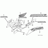 Схема вузла: Stripe / mark (6) для Honda CBR1000 CBR1000F