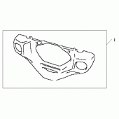 Схема вузла: Chrome fr.lower c для Honda GL1800 Gold Wing