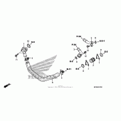 Схема вузла: Water pipe для Honda NT700 NT700V