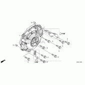 Схема вузла: Кришка генератора для Honda CBR1000 CBR1000RR (ABS) Fireblade