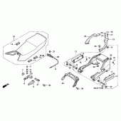 Схема узла: Сиденье для Honda ST1100 Pan-European