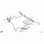 Схема вузла: Поворотники для Honda CBR1000 CBR1000RR Fireblade