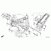 Схема узла: Рама для Honda VFR1200 VFR