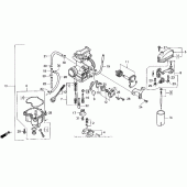 Схема узла: Карбюратор для Honda XR250