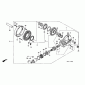 Схема вузла: Final driven gear для Honda NT650 Deauville