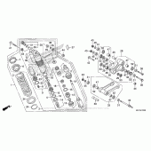 Схема вузла: Задній амортизатор для Honda CRF450 CRF450X