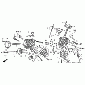 Схема узла: Карбюратор (COMPONENT PAR TS) (VT125C4/6) для Honda VT125 Shadow