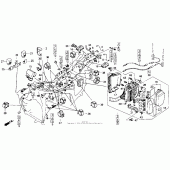 Схема узла: Жгут проводки (a/se) для Honda GL1500 Gold Wing Aspencade