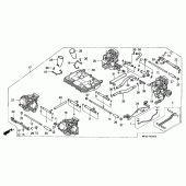 Схема узла: Карбюратор (ASSY.) (VFR750FR/FS/FT/FV) для Honda VFR750F Interceptor