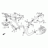 Схема вузла: Water hose connection для Honda VFR800 VFR