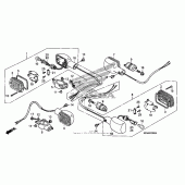 Схема вузла: Front і rear поворотники для Honda CMX250 Rebel