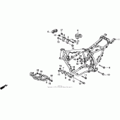 Схема вузла: Рама для Honda XR250